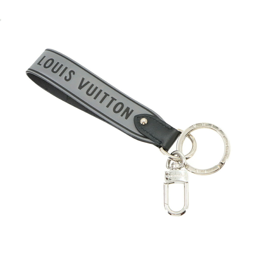 Louis Vuitton Monogram Eclipse Reverse Dragonne Capital LV Keychain Accessory...